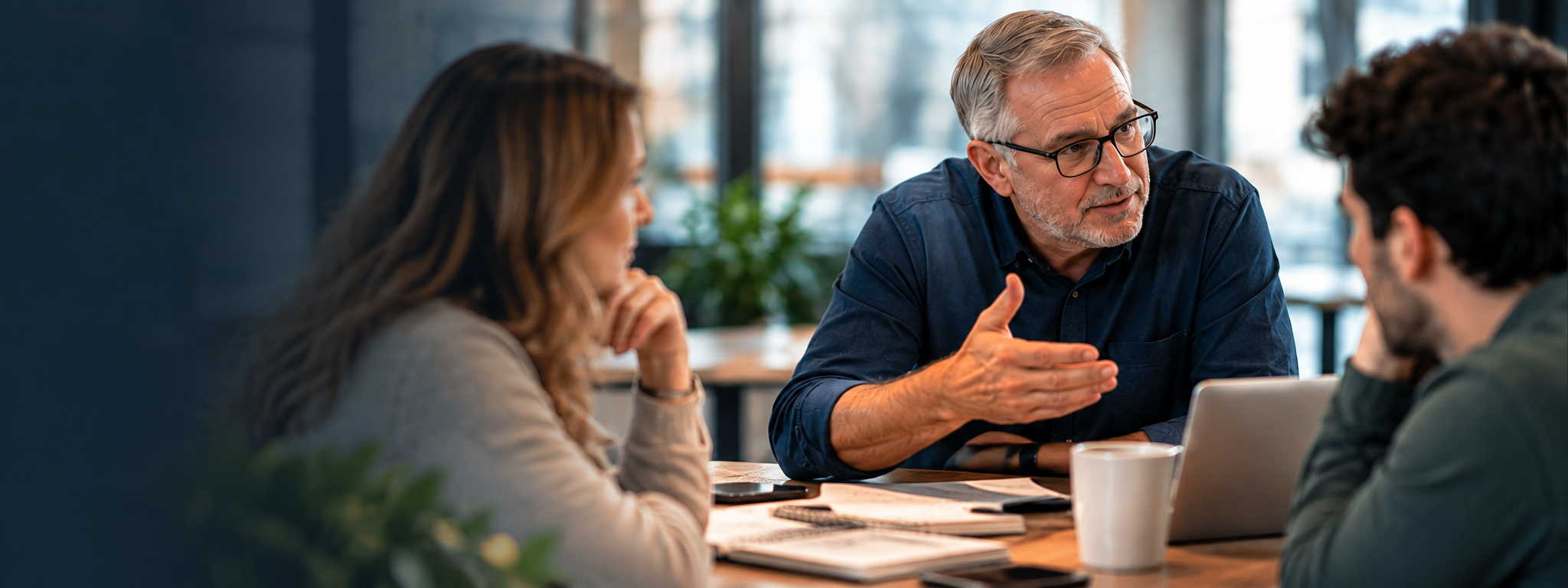Thoughtful Office Consultation
